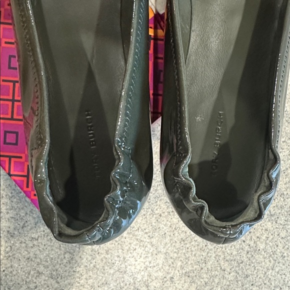 Tory Burch Minnie Travel Ballet Flats MOSS Size 11 NWT - Picture 4 of 7